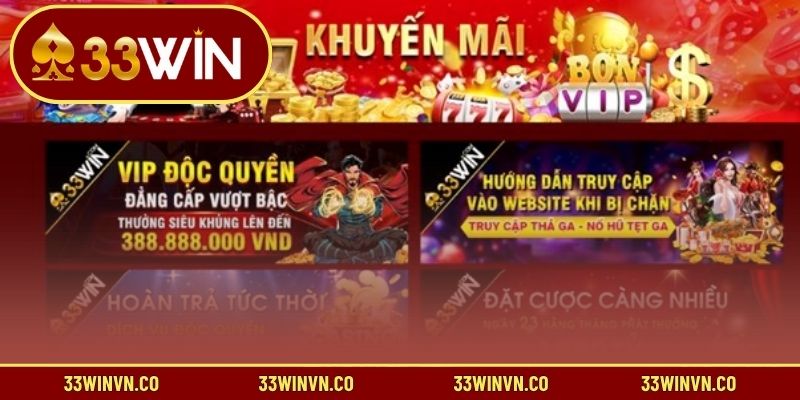 Hướng dẫn tân thủ những bước để tham gia khuyến mãi 33WIN